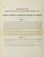 view [Report 1905] / Medical Officers of Health, Dorset Rural and Urban District Councils.