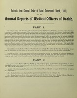 view [Report 1907] / Medical Officers of Health, Dorset Rural and Urban District Councils.