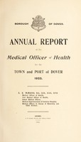 view [Report 1923] / Medical Officer of Health, Dover Town and Port.