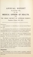view [Report 1910] / Medical Officer of Health, Downham Market U.D.C.