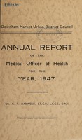 view [Report 1947] / Medical Officer of Health, Downham Market U.D.C.