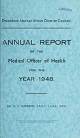 view [Report 1948] / Medical Officer of Health, Downham Market U.D.C.