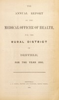 view [Report 1893] / Medical Officer of Health, Driffield R.D.C.