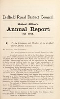 view [Report 1914] / Medical Officer of Health, Driffield R.D.C.