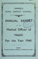 view [Report 1949] / Medical Officer of Health, Driffield R.D.C.