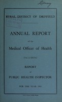 view [Report 1961] / Medical Officer of Health, Driffield R.D.C.