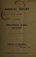 view [Report 1938] / Medical Officer of Health, Droitwich R.D.C.