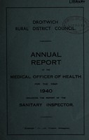 view [Report 1940] / Medical Officer of Health, Droitwich R.D.C.