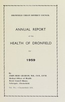 view [Report 1959] / Medical Officer of Health, Dronfield U.D.C.