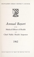 view [Report 1962] / Medical Officer of Health, Droylsden U.D.C.