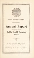 view [Report 1933] / Medical Officer of Health, Dudley County Borough.