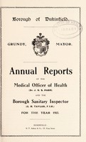 view [Report 1925] / Medical Officer of Health, Dukinfield Borough.