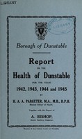 view [Report 1942-1945] / Medical Officer of Health, Dunstable Borough.