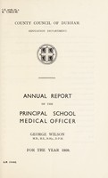 view [Report 1959] / School Medical Officer of Health, Durham County Council.