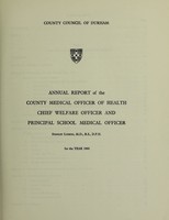 view [Report 1968] / Medical Officer of Health, Durham County Palatine / County Council.