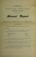 view [Report 1904] / Medical Officer of Health, Durham (Union) R.D.C. Western District.