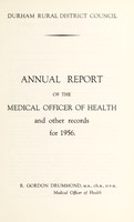view [Report 1956] / Medical Officer of Health, Durham R.D.C.