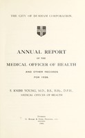 view [Report 1939] / Medical Officer of Health, Durham City.