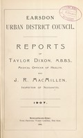 view [Report 1907] / Medical Officer of Health, Earsdon (Newcastle-upon-Tyne) U.D.C.