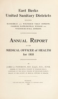 view [Report 1935] / Medical Officer of Health, East Berks (Berkshire) United Sanitary Districts (Maidenhead U.D.C., Wokingham U.D.C., Cookham R.D.C., Easthampstead R.D.C., Windsor R.D.C., Wokingham R.D.C.).