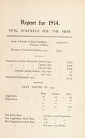 view [Report 1914] / Medical Officer of Health, East Dereham U.D.C.