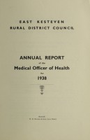 view [Report 1938] / Medical Officer of Health, East Kesteven R.D.C.