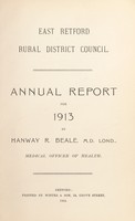 view [Report 1913] / Medical Officer of Health, East Retford.