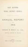 view [Report 1914] / Medical Officer of Health, East Retford.