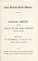 view [Report 1960] / Medical Officer of Health, East Retford.