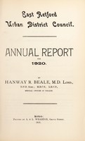 view [Report 1920] / Medical Officer of Health, East Retford U.D.C. / Borough.