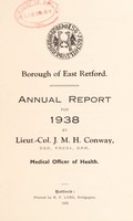 view [Report 1938] / Medical Officer of Health, East Retford U.D.C. / Borough.