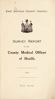 view [Report 1925] / Medical Officer of Health, East Suffolk County Council.