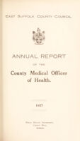 view [Report 1937] / Medical Officer of Health, East Suffolk County Council.