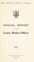 view [Report 1941] / Medical Officer of Health, East Suffolk County Council.