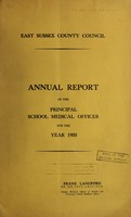 view [Report 1955] / School Medical Officer of Health, East Sussex County Council.