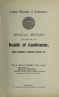 view [Report 1915] / Medical Officer of Health, Eastbourne County Borough.