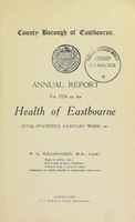 view [Report 1924] / Medical Officer of Health, Eastbourne County Borough.