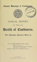 view [Report 1926] / Medical Officer of Health, Eastbourne County Borough.