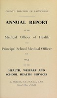 view [Report 1954] / Medical Officer of Health, Eastbourne County Borough.