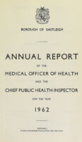 view [Report 1962] / Medical Officer of Health, Eastleigh Borough.