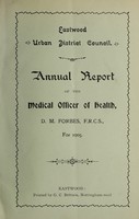 view [Report 1905] / Medical Officer of Health, Eastwood U.D.C.