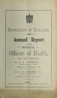 view [Report 1894] / Medical Officer of Health, Eccles Borough.