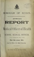 view [Report 1913] / Medical Officer of Health, Eccles Borough.