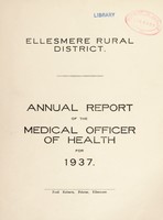 view [Report 1937] / Medical Officer of Health, Ellesmere R.D.C.