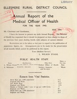 view [Report 1943] / Medical Officer of Health, Ellesmere R.D.C.