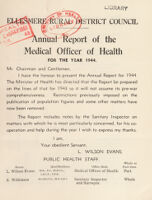 view [Report 1944] / Medical Officer of Health, Ellesmere R.D.C.