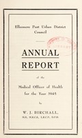 view [Report 1945] / Medical Officer of Health, Ellesmere Port U.D.C.