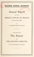 view [Report 1943] / Medical Officer of Health, Elstree R.D.C.