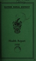 view [Report 1958] / Medical Officer of Health, Elstree R.D.C.