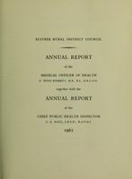 view [Report 1961] / Medical Officer of Health, Elstree R.D.C.